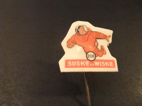 Suske en Wiske stripboek ( De bonkige baarden) 206